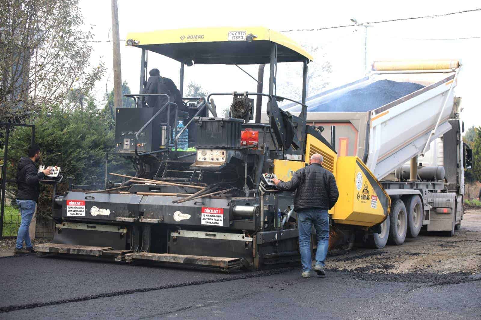 Altyapı ve yol bakım & onarım hizmetleriyle ilgili bilgiler, basın merkezinde.
